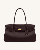 Yara Large Shoulder Bag - Dark Brown