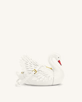 Alani Swan Shaped Crossbody Bag - White