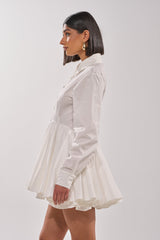 THE IT GIRL POPLIN MINI DRESS