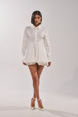 THE IT GIRL POPLIN MINI DRESS