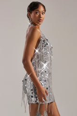 LATE NIGHT AT THE DISCO SEQUIN MINI DRESS