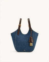 Ines Tote Bag - Blue Denim