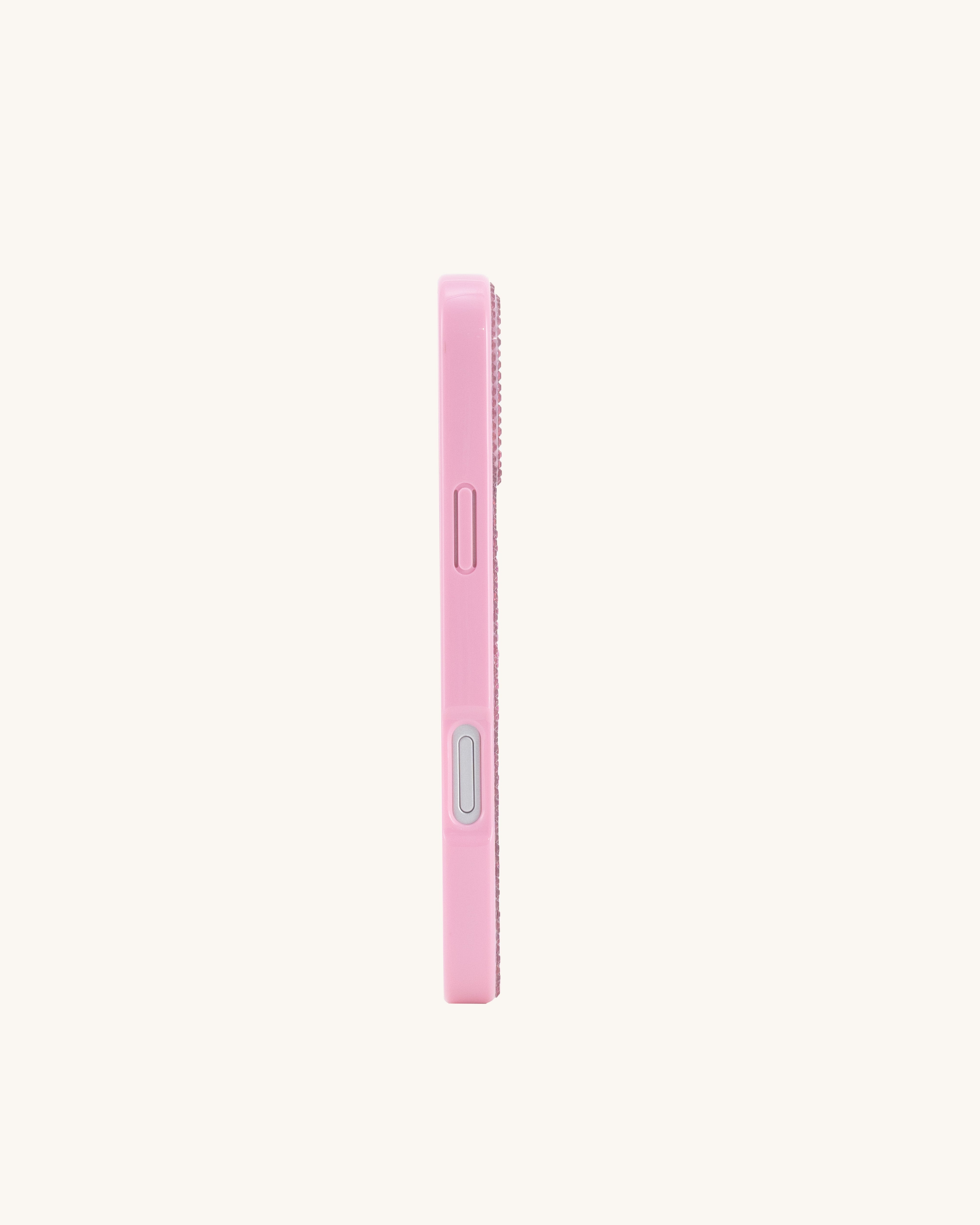Artificial Crystal Angel Wings Phone Case - Pink