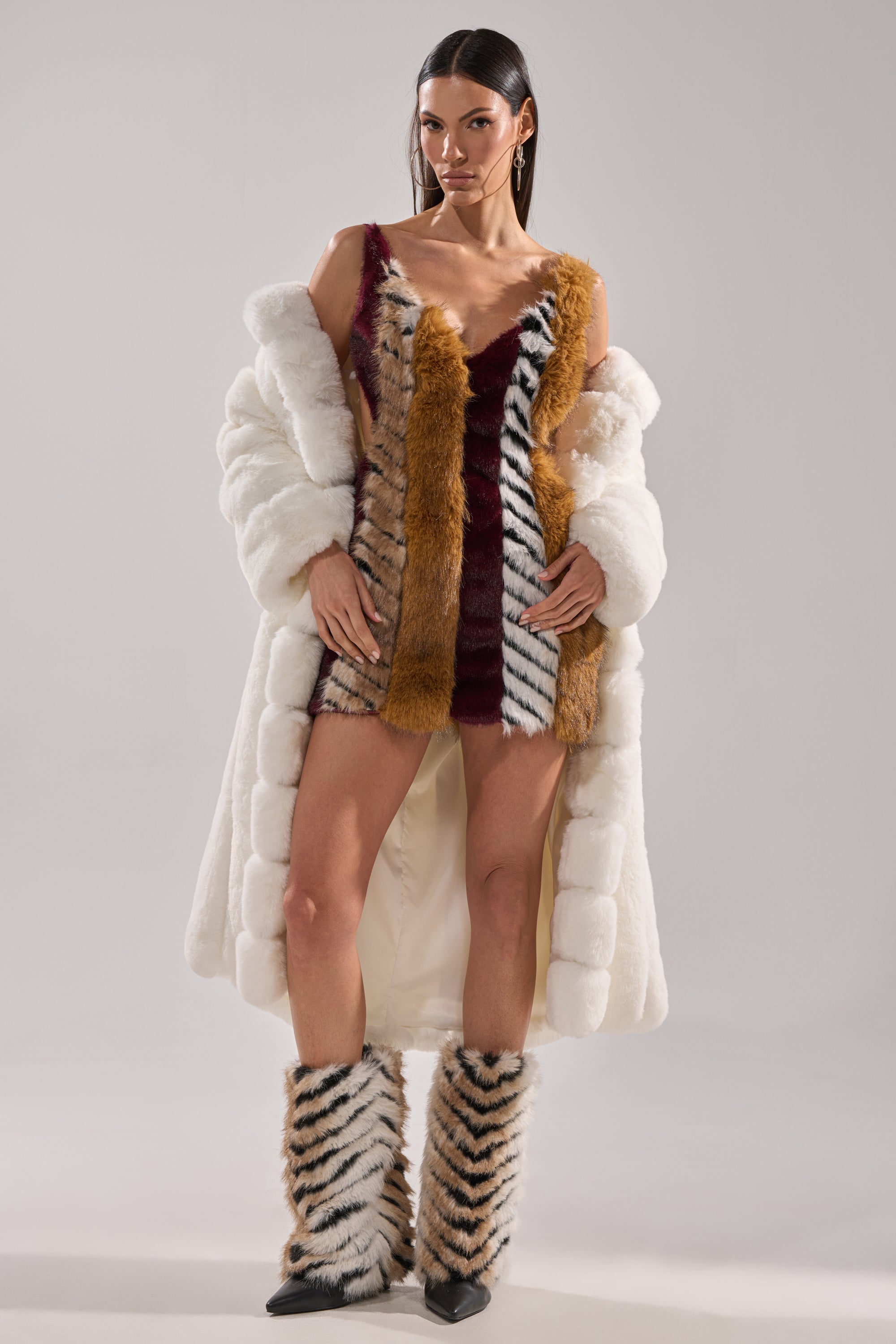 ANIMALISTIC MINI DRESS