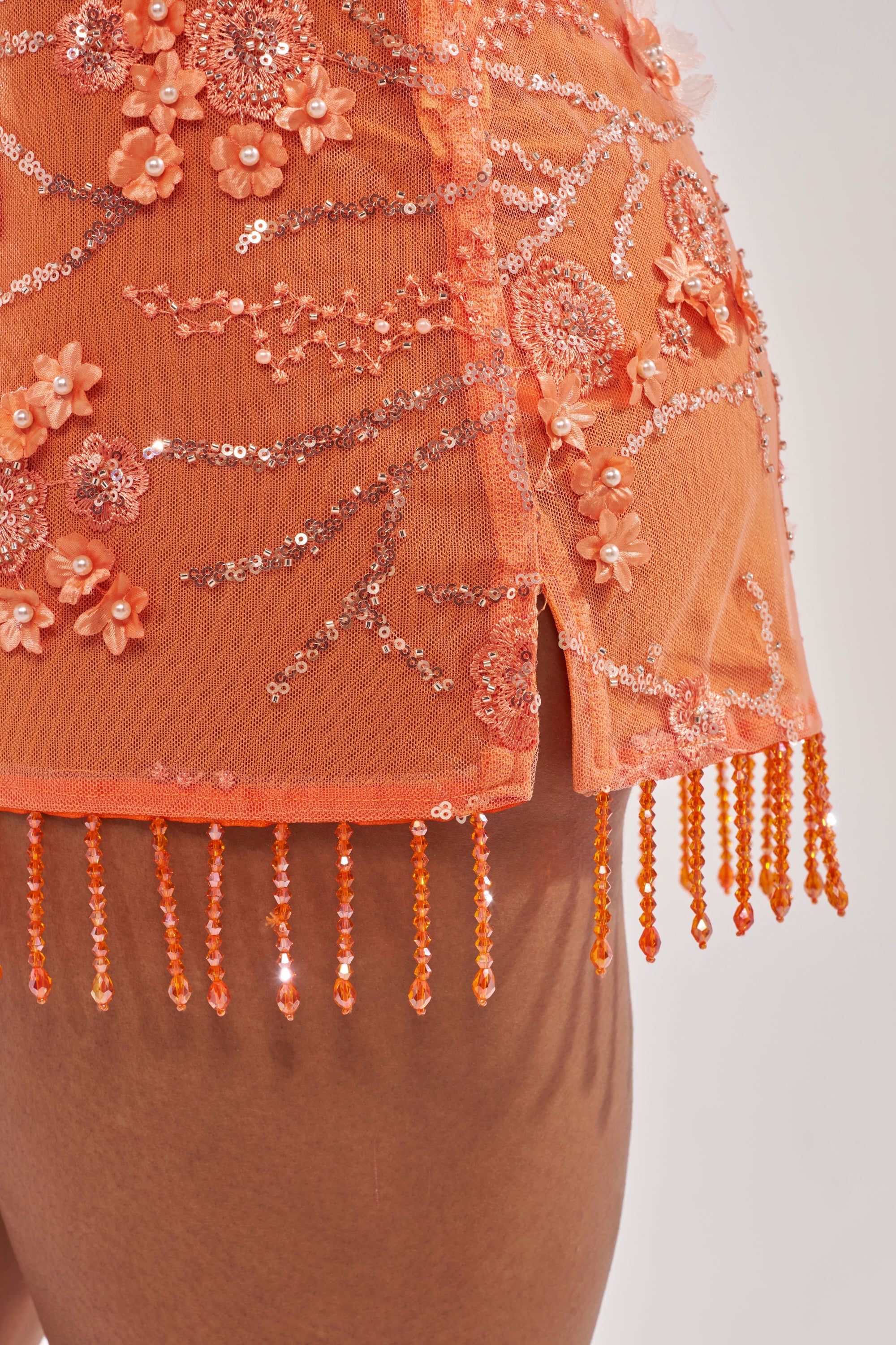 SWEET LIKE ME MINI DRESS IN ORANGE