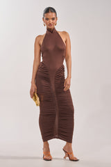 HIPS DON'T LIE RUCHED MAXI DRESS
