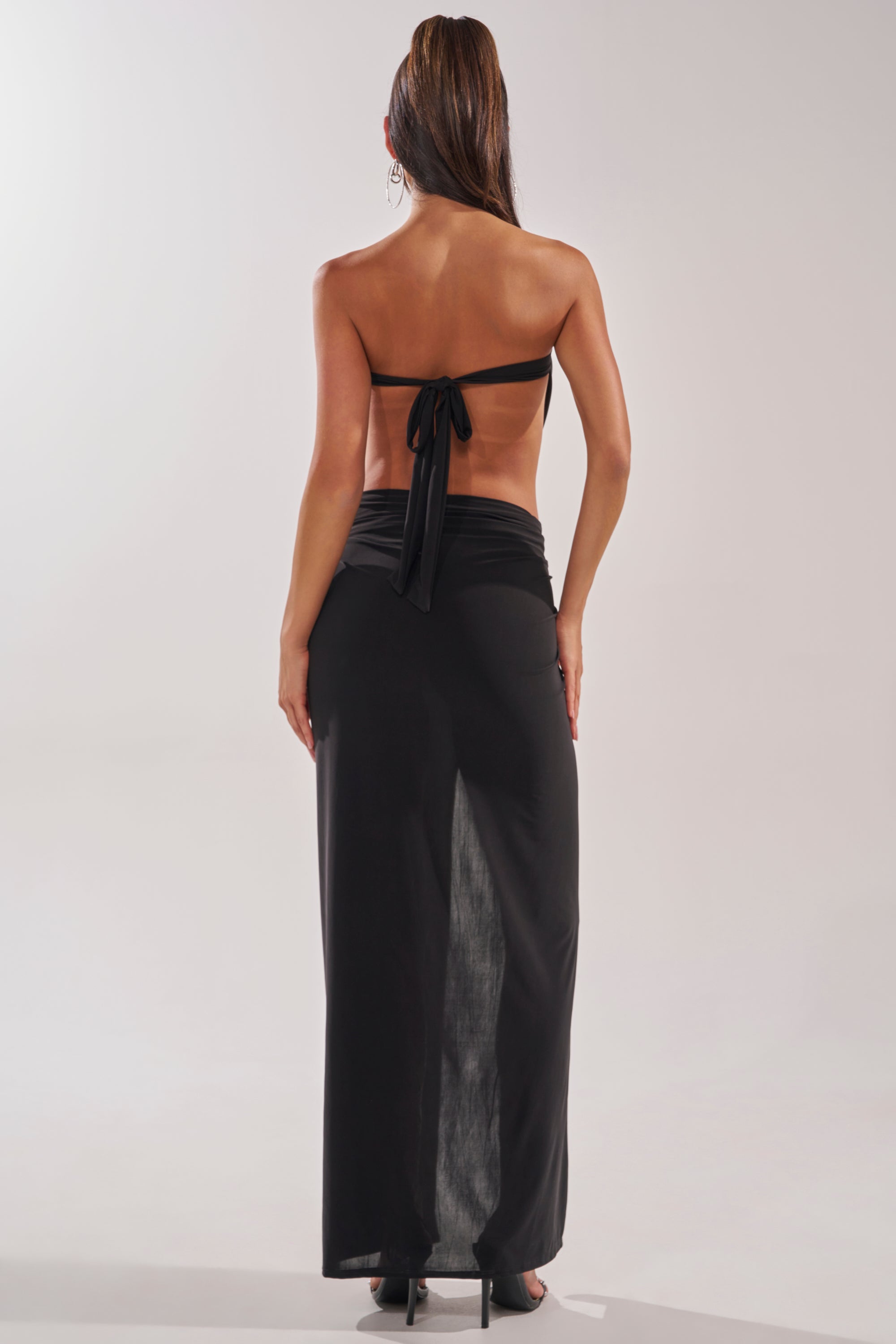 DONT BREAK MY HEART STRAPLESS MAXI DRESS