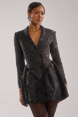 BACK IN BIZ MINI BLAZER DRESS