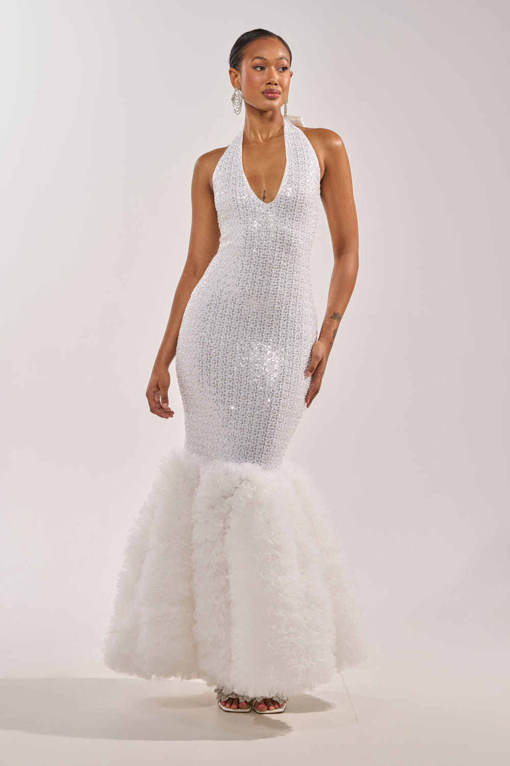 SHOWTIME SEQUIN MAXI DRESS