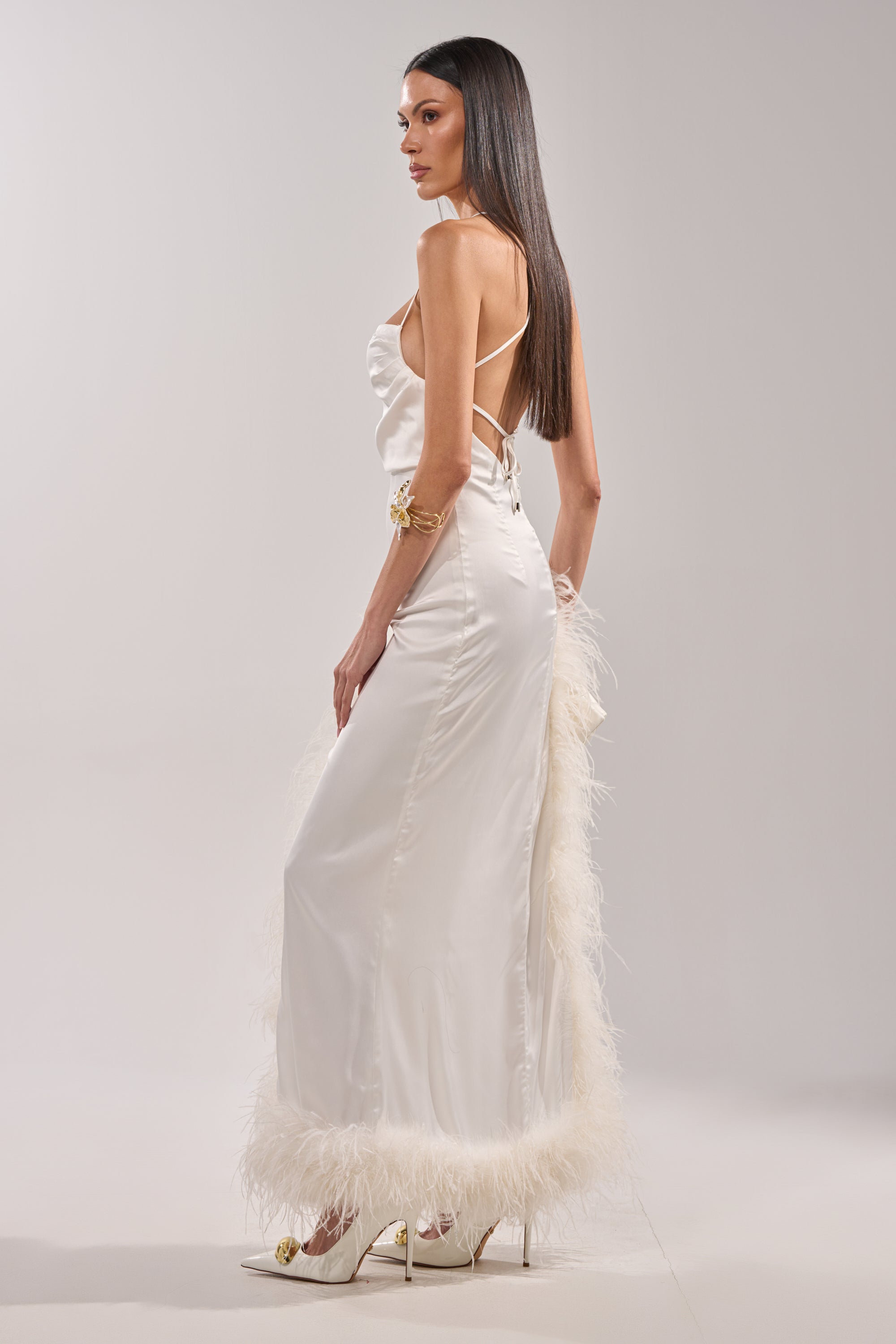 LIGHT AS A FEATHER MAXI DRESS