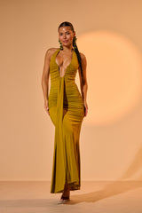 ISLAND LOVE MAXI DRESS IN GREEN