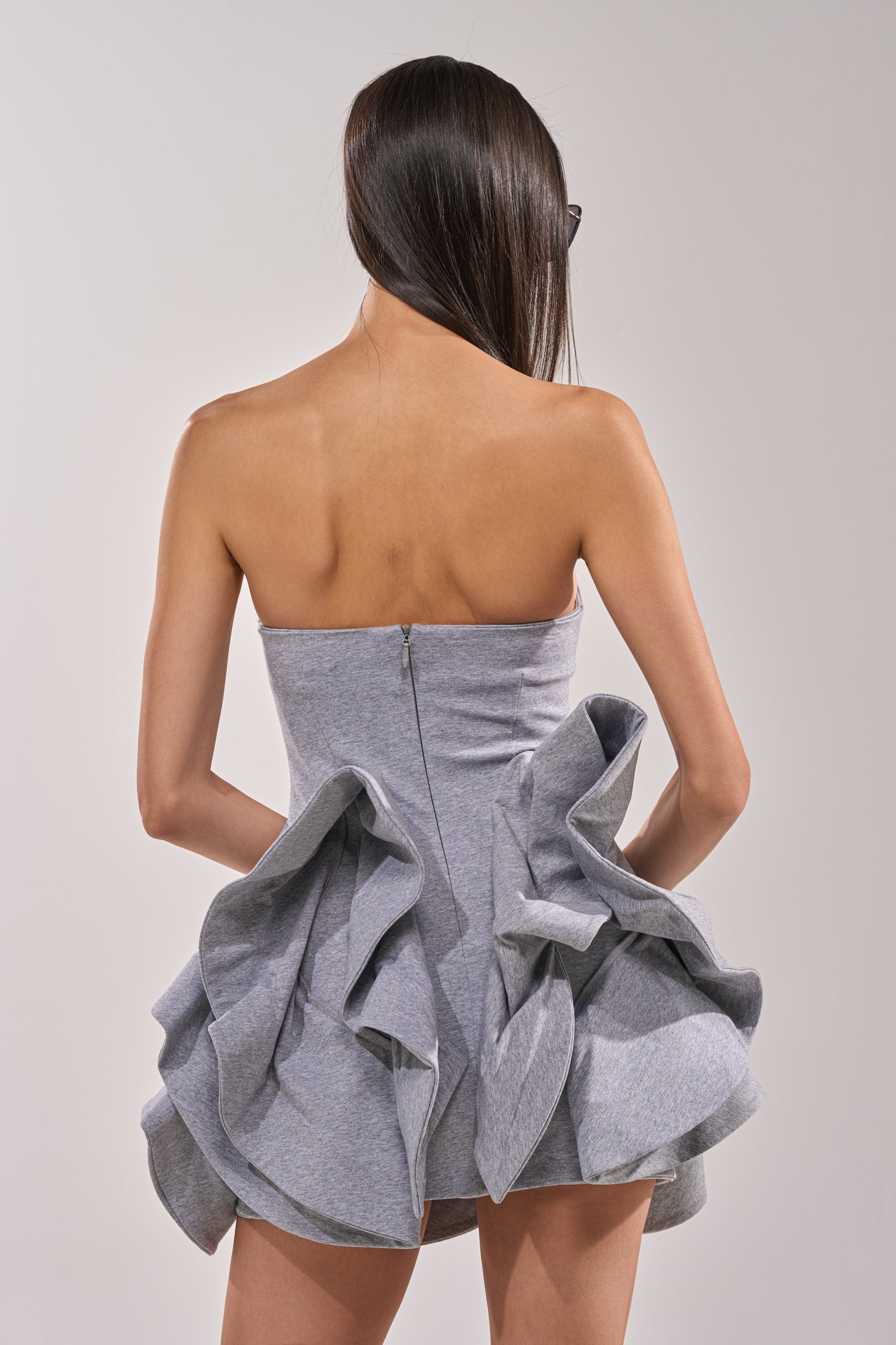 CONCRETE BLOOM MINI DRESS