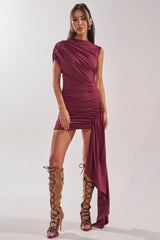 WRAP ME UP MINI DRESS