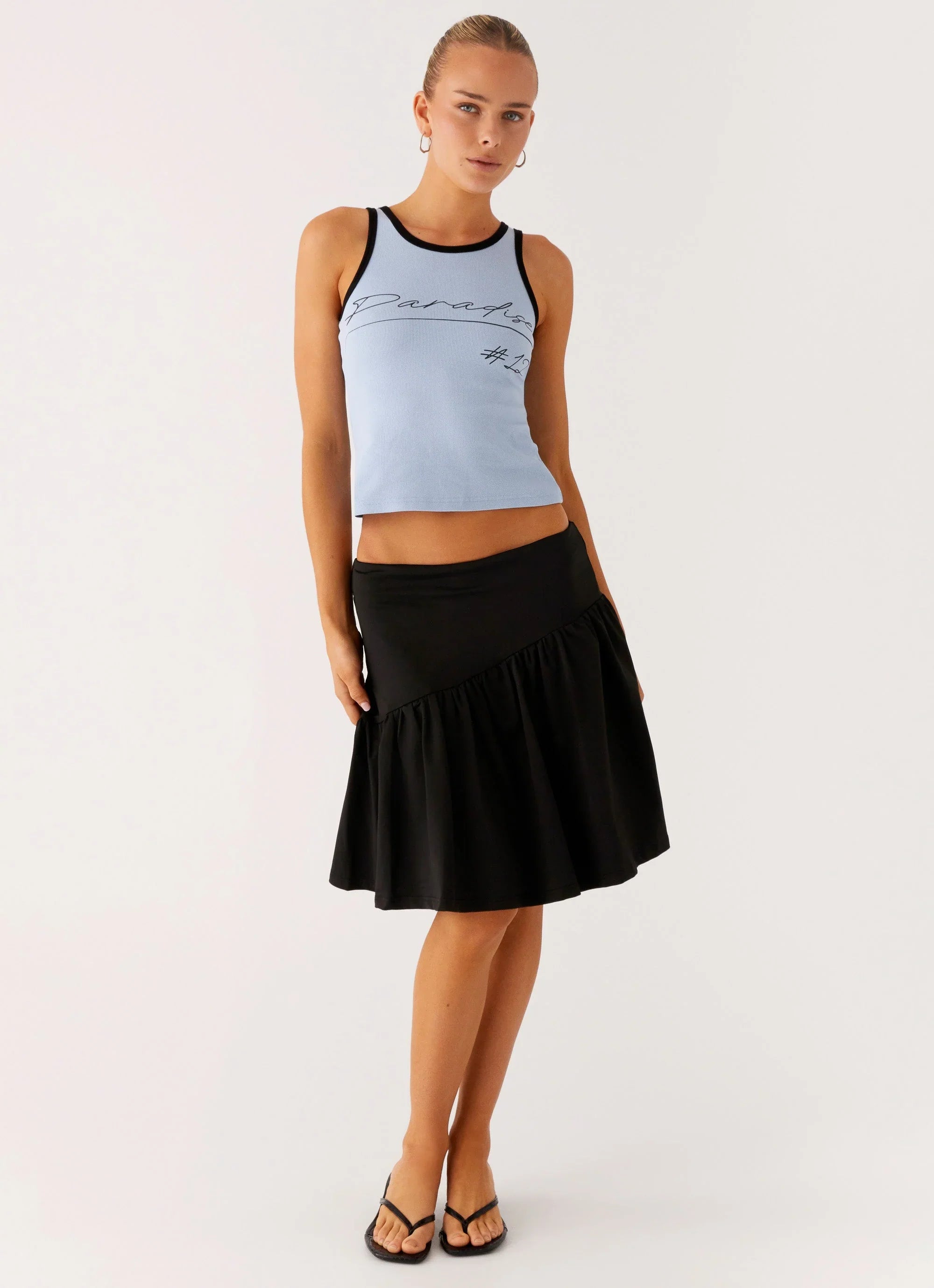 Rayna Midi Skirt - Black