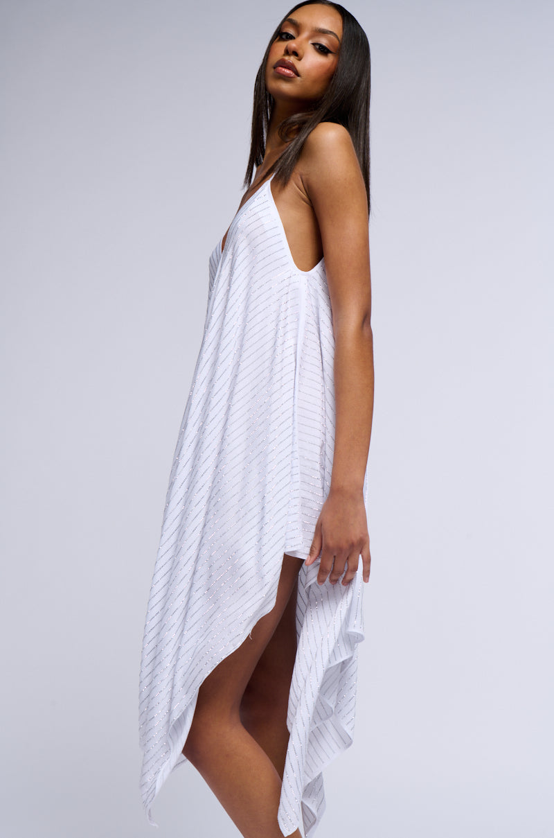 LETS GO TO THE BEACH RHINESTONE COVER UP