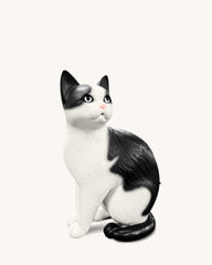 Elsie Cat Clutch - White