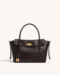 Quinn Structured Tote - Brown