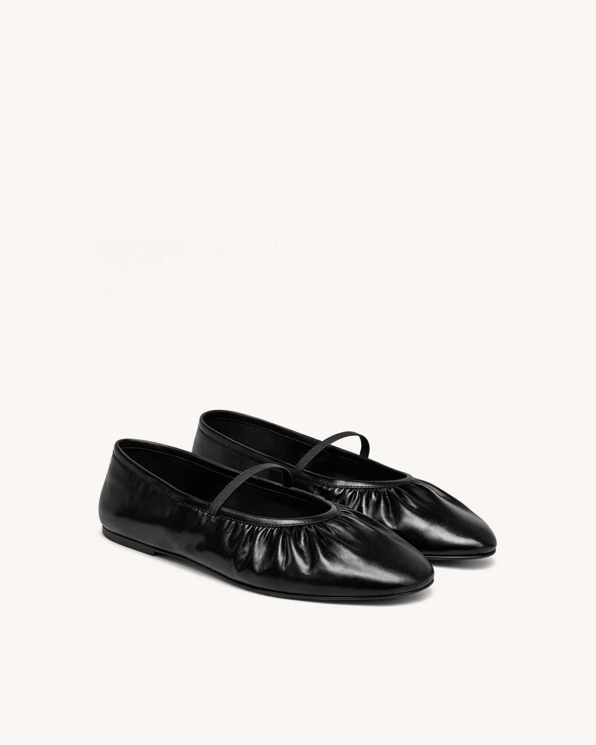 Isabelle Elastic Mary Janes – Black
