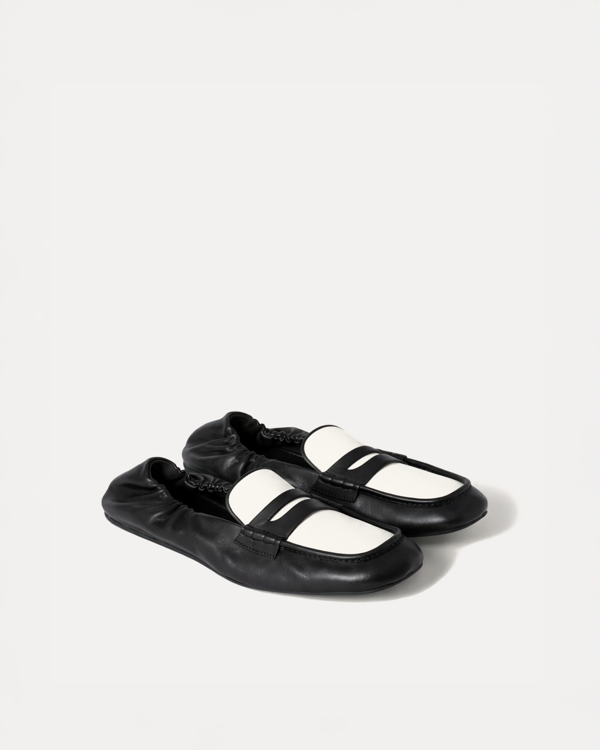 Luna Modern Loafers – Black