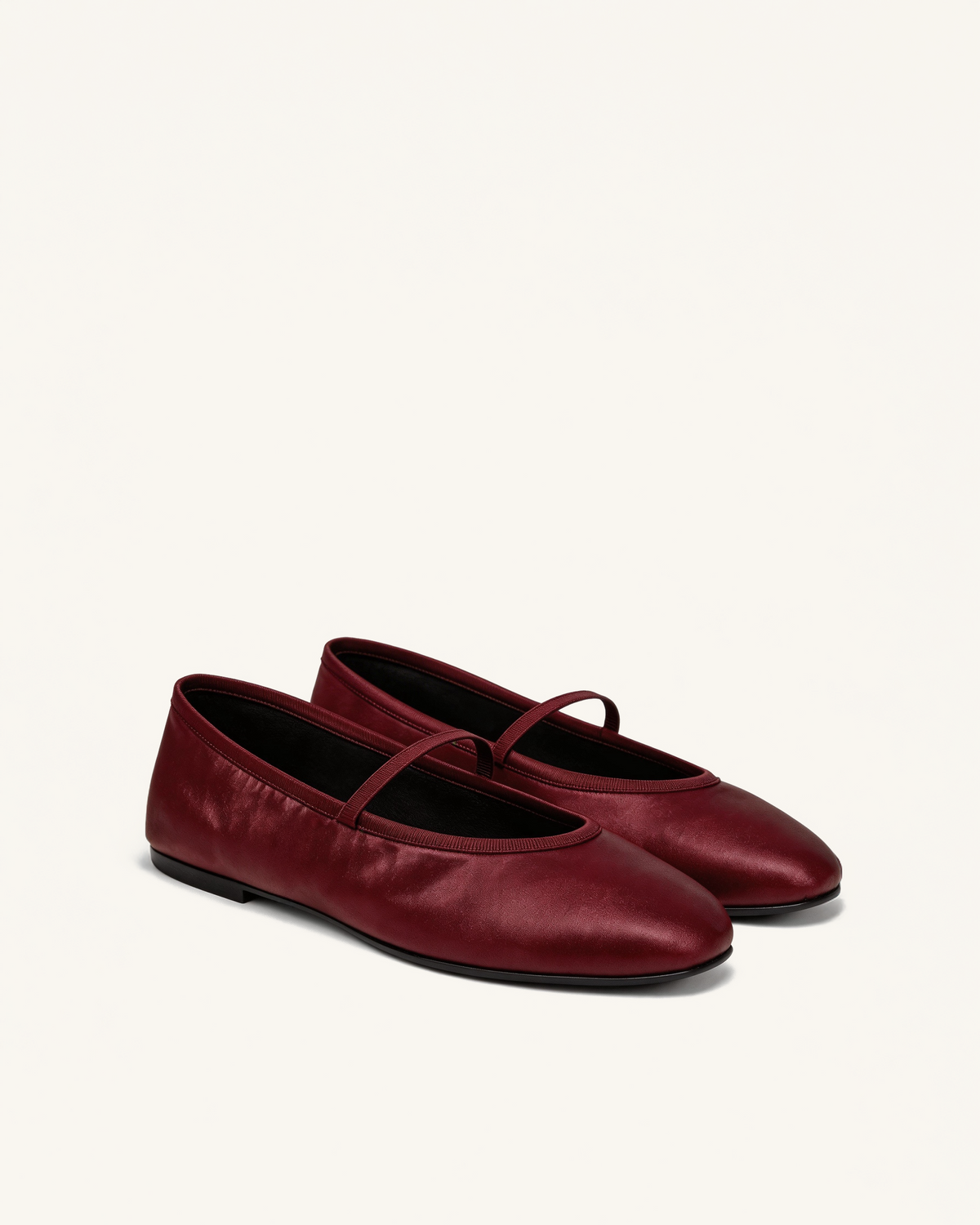 Hazel Mary Jane Flats – Red