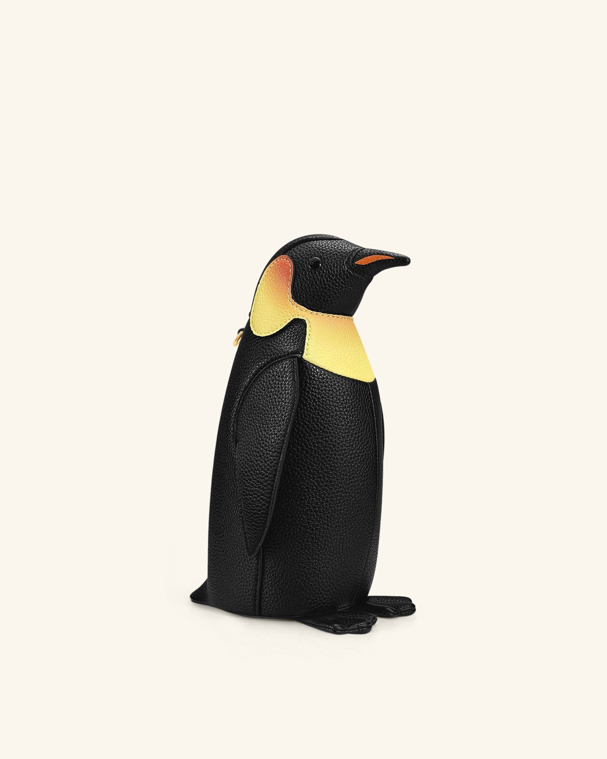 Pia Penguin Crossbody Bag - Black