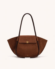 Marnie Winged Tote - Brown